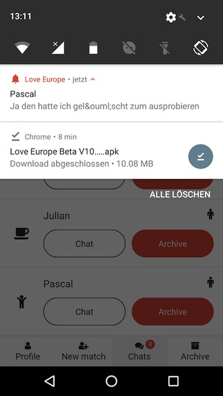 Love Europe App Buddy2Buddy Module – screenshot 13
