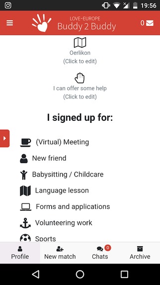 Love Europe App Buddy2Buddy Module – screenshot 15