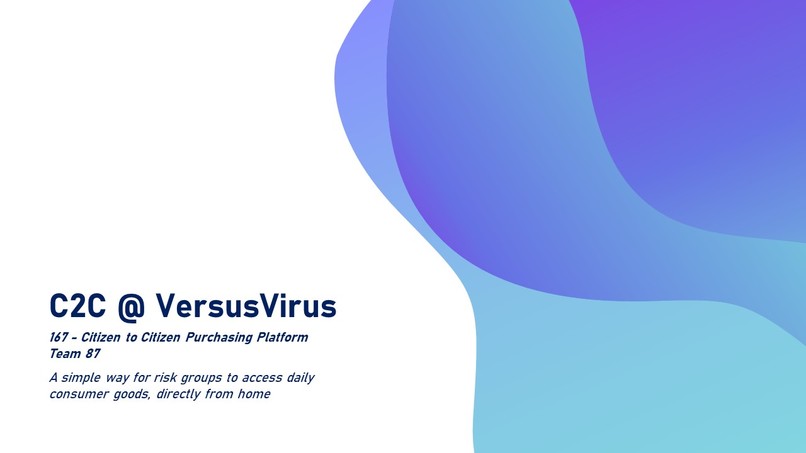Citizen to Citizen Purchasing Platform – screenshot 1