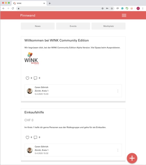 Wink community app – screenshot 8