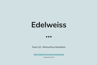 Edelweiss (surviving the confinement)