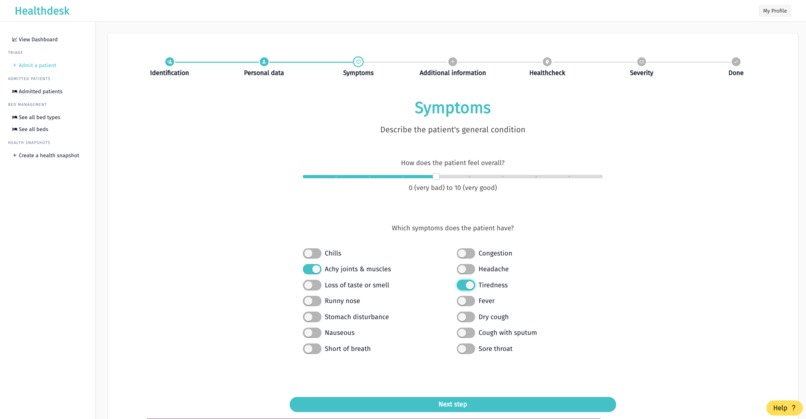 Healthdesk – screenshot 1