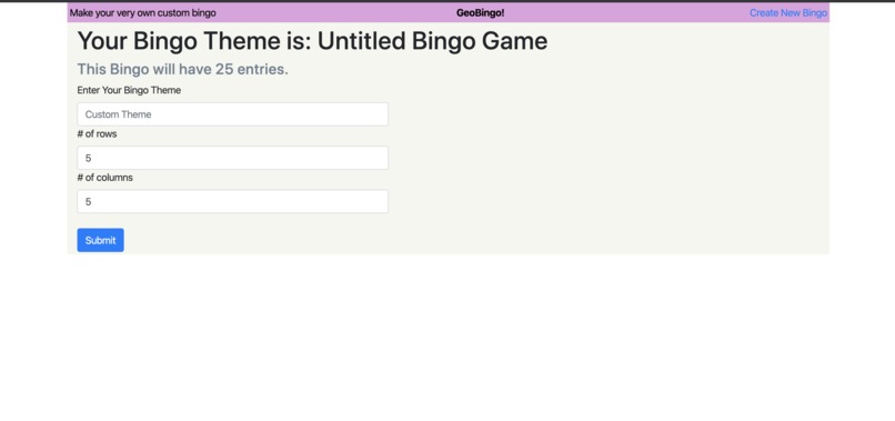 geobingo-v2 – screenshot 1