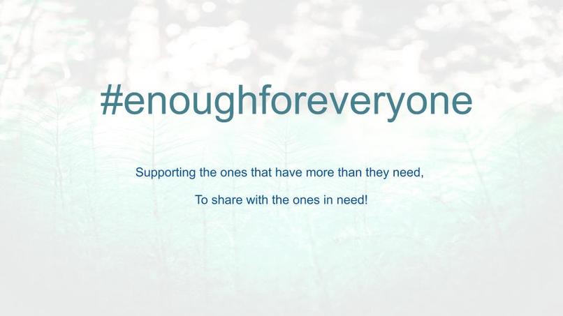 #enoughforeveryone – screenshot 1