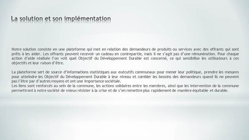 Une plateforme solidaire basée sur les ODD – screenshot 5
