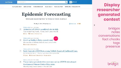 COVID19 InfoIMMUNITY Project – screenshot 2