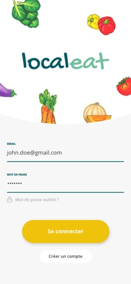 Local eat - Eat from your nearby producers – screenshot 1