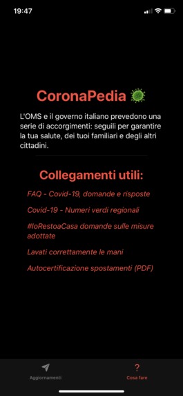 CoronaPedia – screenshot 5