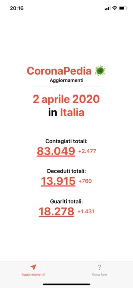 CoronaPedia – screenshot 6