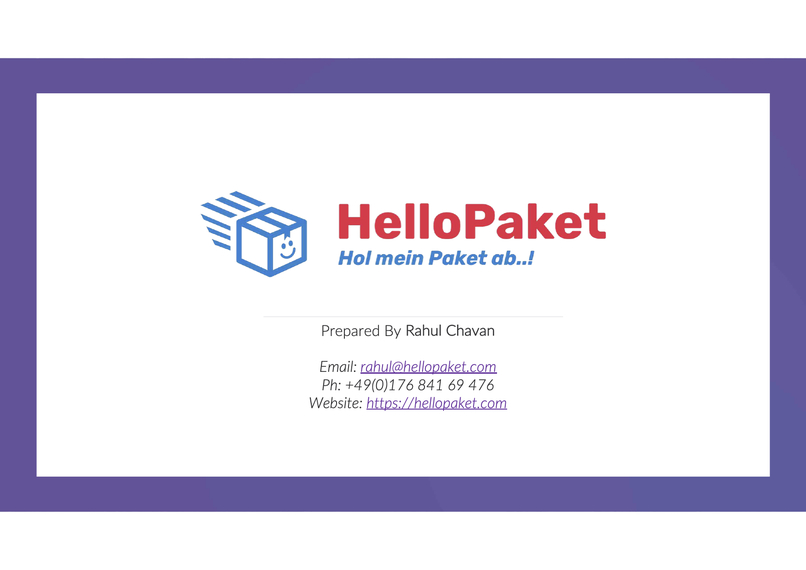 HelloPaket – screenshot 1