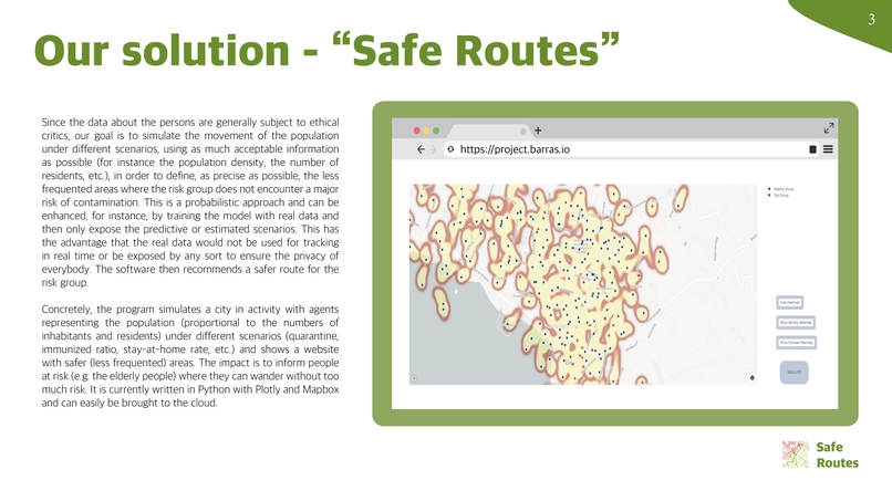 Safe Routes – screenshot 2
