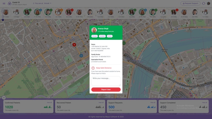 TOP30_hackthecrisisindia_Covid19BeSafeSupportReport – screenshot 2