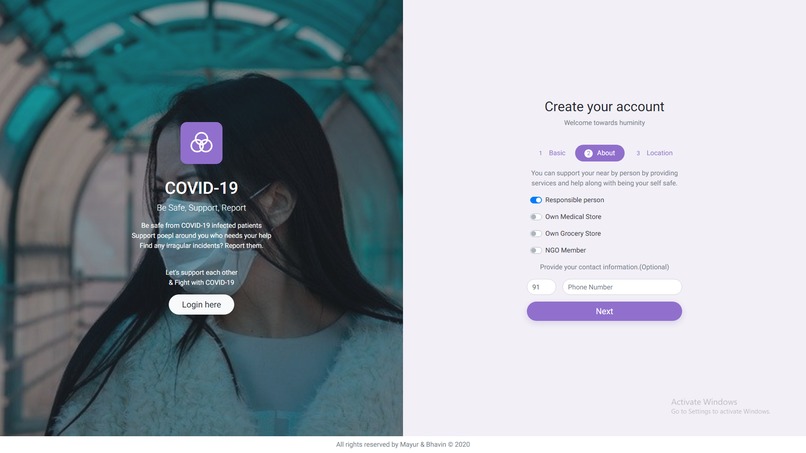 TOP30_hackthecrisisindia_Covid19BeSafeSupportReport – screenshot 4
