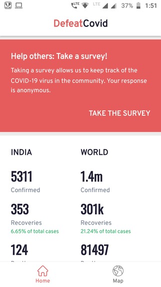 DefeatCovid – screenshot 1