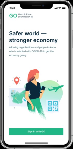 GO- SSI blockchain based health passport on the go – screenshot 1