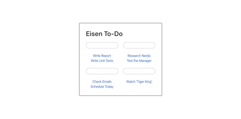 Eisenhower To-Dos – screenshot 1