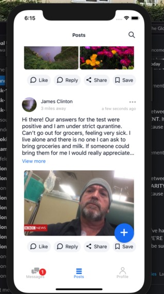 Mitty - Messenger to tell your message to people nearby. – screenshot 1