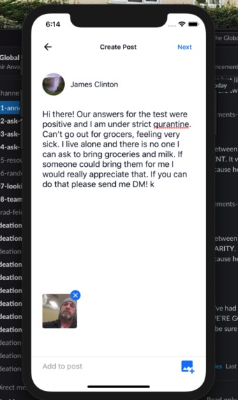 Mitty - Messenger to tell your message to people nearby. – screenshot 2