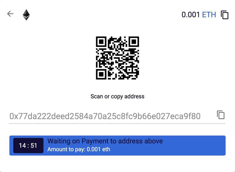 BTCETH.CC - contactless payments for everyone – screenshot 5