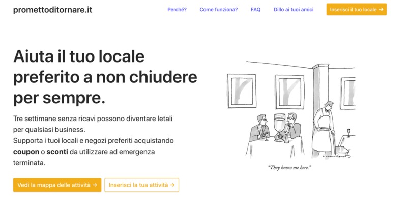 Promettoditornare.it – screenshot 1