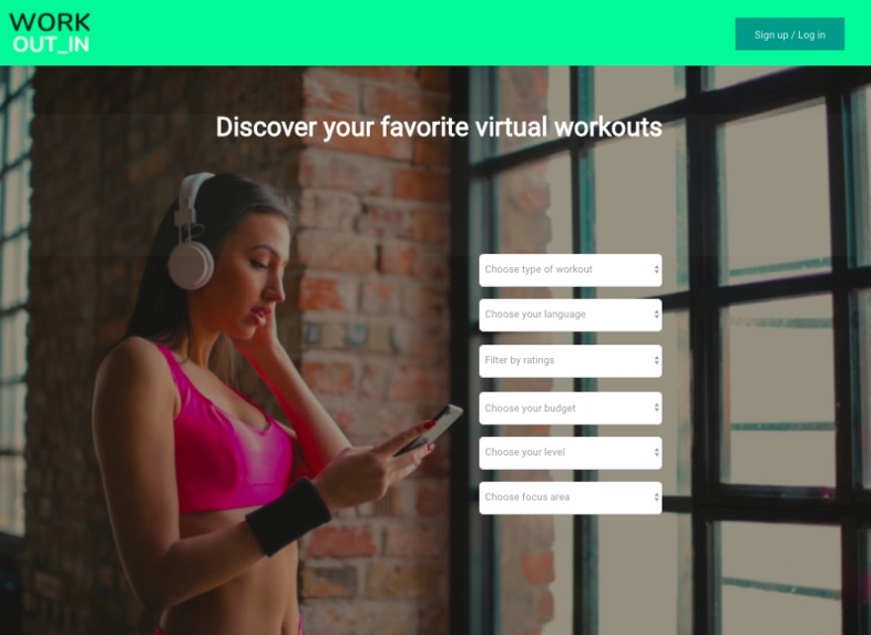 WORKOUTin – screenshot 1