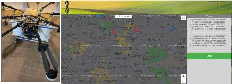Flying warden – Drone for sanitization – screenshot 1