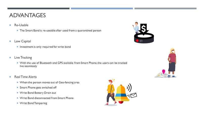 Smart Wrist Band for Locking Quarantined People – screenshot 5