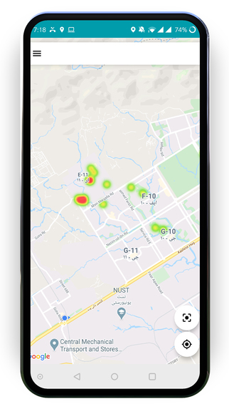 COVID-Tracker – screenshot 1