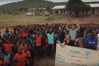 Wifi-network with free digital content for Refugees Camps