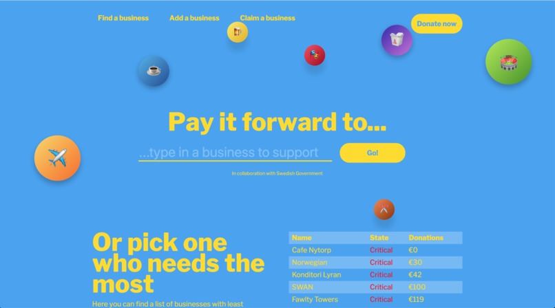 Pay forward – screenshot 1