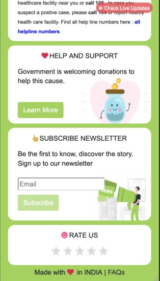 Corona Risk Calculator – screenshot 1