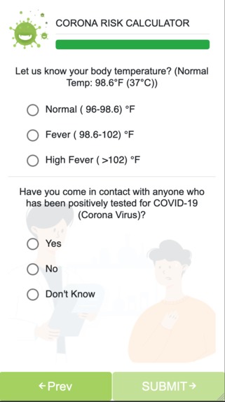 Corona Risk Calculator – screenshot 3