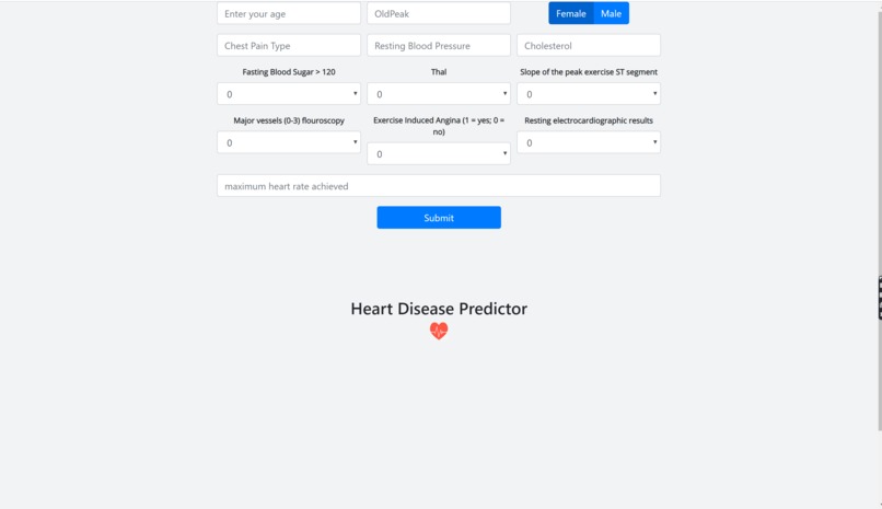 Heart Disease Predictor – screenshot 2
