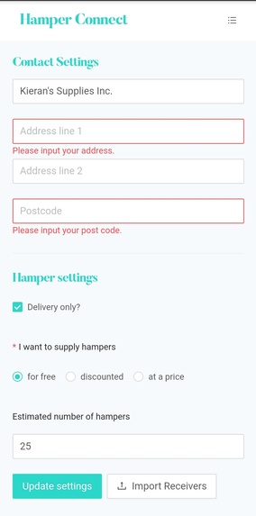 Hamper Connect – screenshot 9