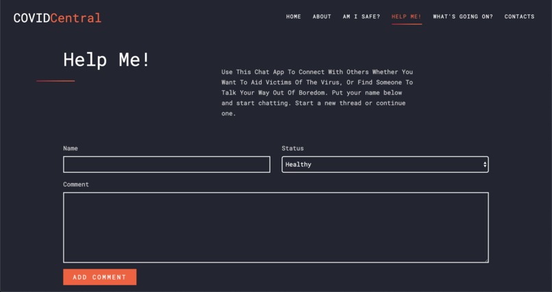 COVIDCentral – screenshot 4