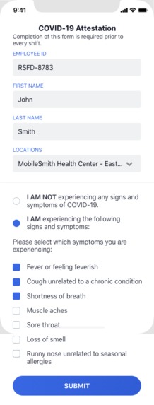 COVIDClear – screenshot 2