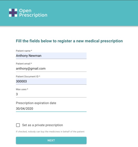 Open Prescription – screenshot 4