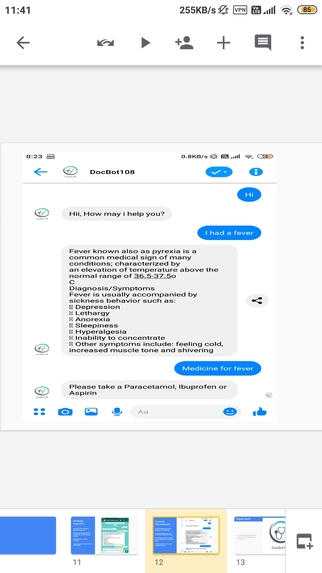 Docbot108 A Virtual Doctor at your Fingertip – screenshot 2