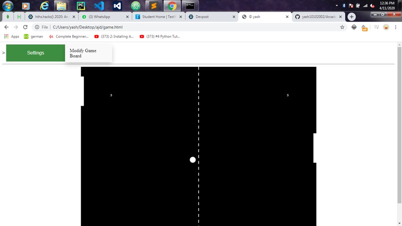 Arcade-Tennis-Game – screenshot 4
