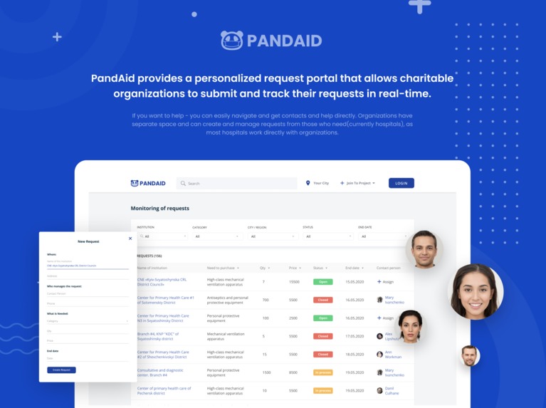 PandAid - help where help is needed  – screenshot 1
