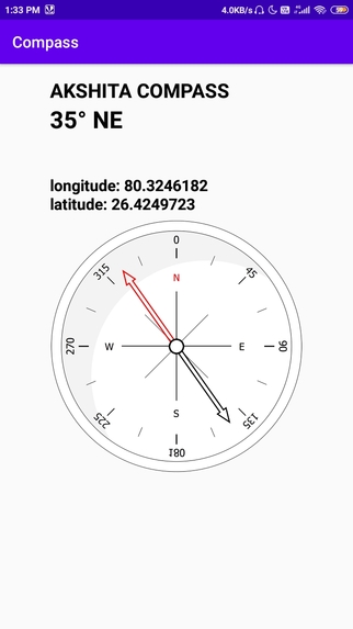FOLLOW ME Compass app – screenshot 2