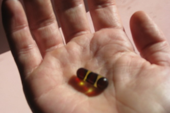 One capsule One Life . . Ether + alkehol + sugar in capsule