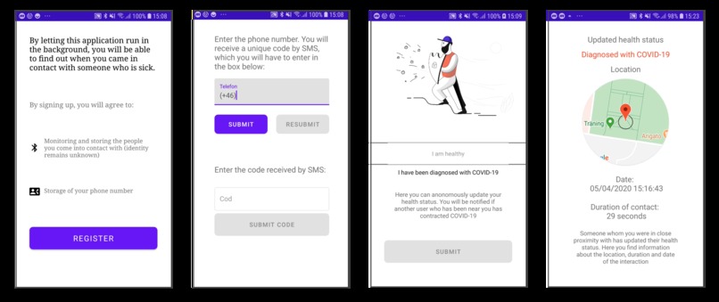 Covid Tracer – screenshot 1