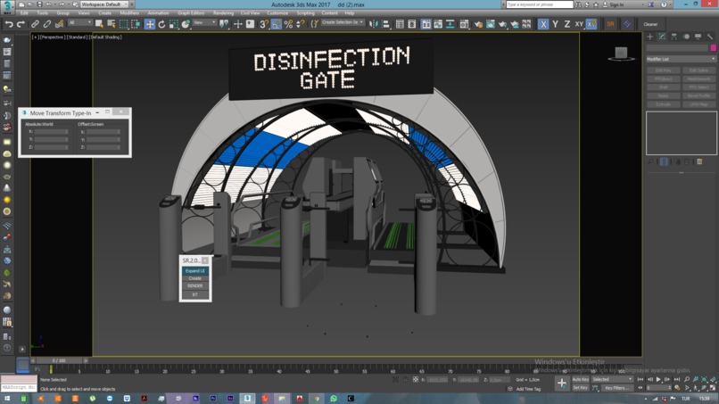 Anti virus gates on main entrances – screenshot 1