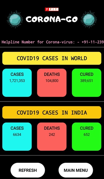 CoronaGo – screenshot 1