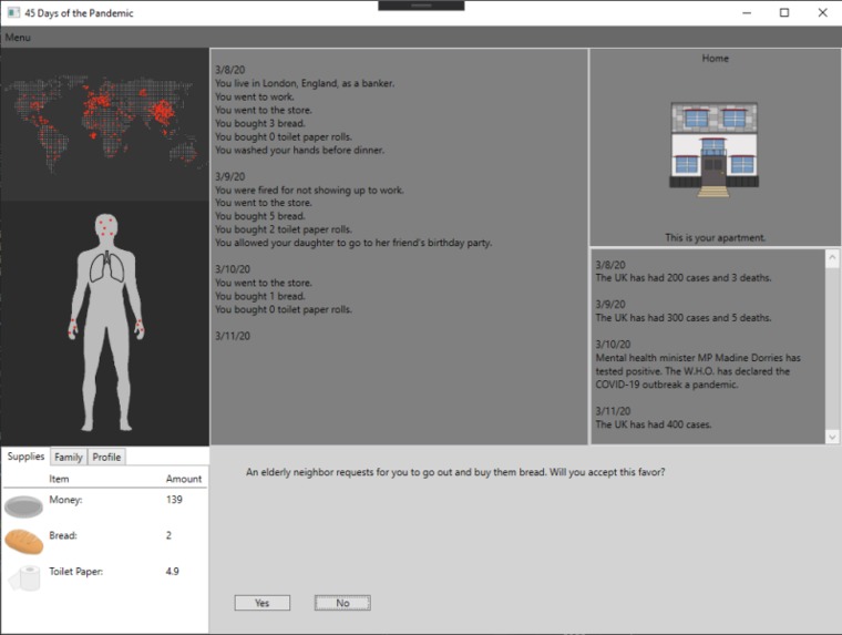 45 Days of the Pandemic – screenshot 4