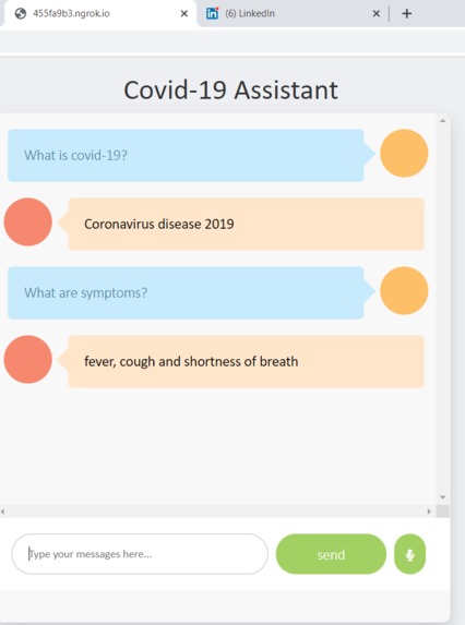 Covid -19 Assistant – screenshot 1