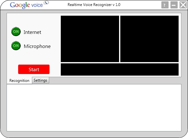 RealTimeVoiceRecognizer – screenshot 2