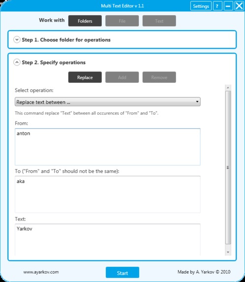 MultipleTextEditor – screenshot 5