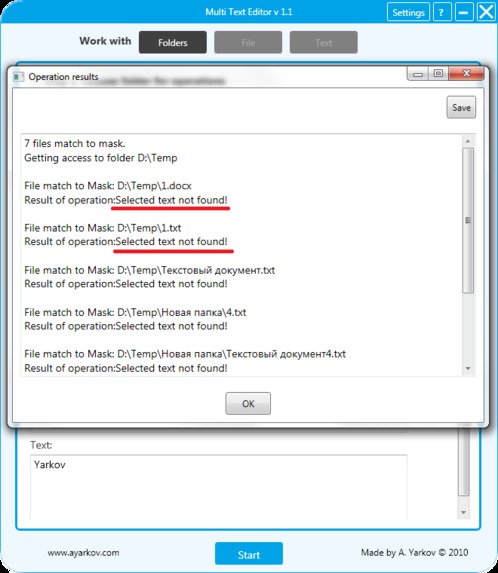 MultipleTextEditor – screenshot 12